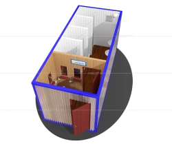 Locker Room Container with Showers