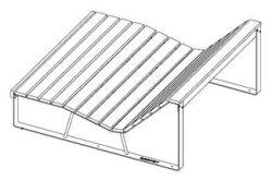 Wooden Lounge Chair for Offices and Public Spaces, Model 2010-1