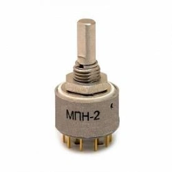 Compact Low-Frequency Rotary Switch MPN-2 4P3N 33 IP48 FIMD.640121.002