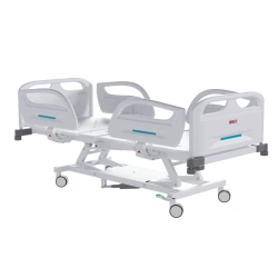 Functional Medical Bed with Electric Height Adjustment and Plastic Backrests MEGI Tempo 2