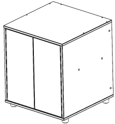 Modular Children's Wall Unit for School Supplies - SMD 16