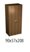 Wooden Door Set for Wardrobe "Venice NEW" (2 Pieces) - Art. WN 123