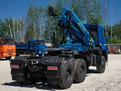Hydraulic Crane Truck KMA Based on KAMAZ 43118 Model 41K32N-U3