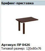 Premier Briefing Tabletop Model PR 426