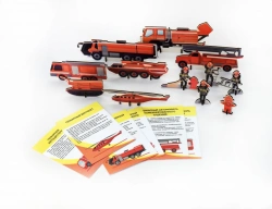 Wooden Fire Station Construction Set