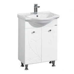 Aquaton Liana 65 Sink Cabinet White 1A165701LL0101.A165.7.01L.L01.0