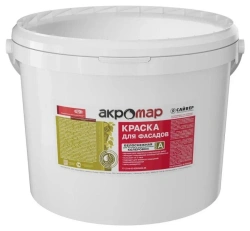 Acrylic Matte Exterior Paint "Akromar" for Various Surfaces