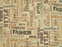 Jacquard Upholstery Fabric with Trademark "UUU" Art. 300130