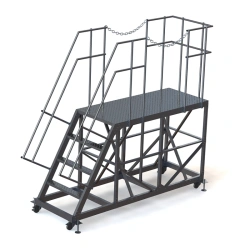 Two-Person Aluminum Mobile Platform Ladder LPA-1340-500