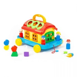 Whimsical Mobile House Toy (in Net), Model 48769
