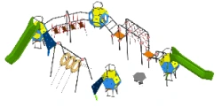 Children's Play Complex for Thematic Games and Physical Development 115.95.10