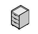 Mobile Office Cabinet - Remo Furniture Set