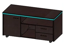 Service Cabinet "Director" with MDF Top and PVC Edges