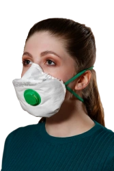 Filtering Half-Mask Respirator for Aerosol Protection with Additional Vapor and Gas Protection “Lepestok-40AE SB Class” FFP2 R