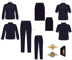 Women's Summer Uniform Suit for Federal Interior Ministry Employees