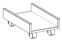 Wooden Stand for Computer Case RL 08/04