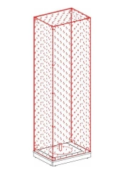 Laminated MDF Display Case TV-AVIT-2.34.01