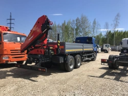 Multi-functional Truck with Hydraulic Crane KMA on KAMAZ 43118 Base 41K03N-U1
