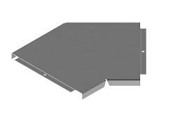 Horizontal 45-Degree Cable Tray Corner Cover KL 000x000 U45