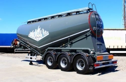 Cement Tank Semi-Trailer BONUM 914210 (Modification 914230) with BPW Axles
