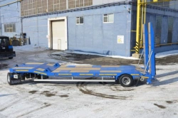 Platform Trailer Politrans 84282-040 with Ramps for Heavy Loads
