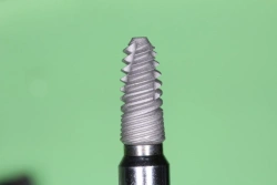 Dental intraosseous screw implant, one-component, complete with Sintes Pro 7,0x8 mm plug (4x5,5 mm plug)