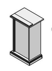 Wooden Podium for Presentations and Events