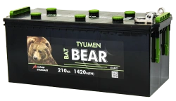 Lead-Acid Starter Battery for Internal Combustion Engines 12V 210Ah Tyumen BatBEAR