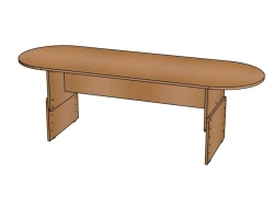 Oval Table No. 1 for Preschool Activities / SD29