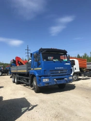 Multi-functional Special Vehicle with Hydraulic Crane KMA on KAMAZ 43118 Base 41K33N-U1