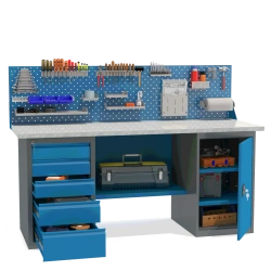 Modular Workbench with Driver and Cabinet - WDT-1.9
