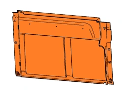 Rear Left Side Upholstery for A65R52 Model - 5402085