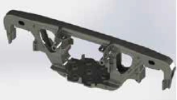 Side Frame for Freight Railcar 2128