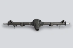 Rear Axle Housing with Half-Shaft Covers for UAZ Patriot, Pickup, Cargo 2017 Model with ABS, RK Dymos, 1600 mm Track Width, Differential Lock