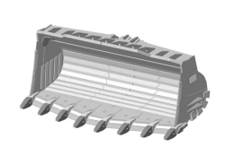 Front Loader Bucket for CAT 992 FLRX 80d 10.5m³