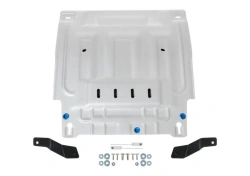 Metal Engine and Transmission Protection with Fastening Kit, RIVAL, Aluminum, Hyundai Creta 2021+, V - 1.6; 2.0; Increased