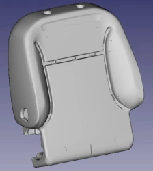 Automotive Seat Back Padding for Left Front Seat with Armrest 4458958