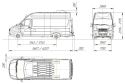 General Purpose All-Metal Van Truck AM193 Modification
