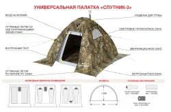Universal Tent "Sputnik-3" by Bereg