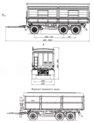Tri-Axle Dump Trailer 8596-42 with CEYLAN AS-1210-225-ST-OV Axles, 12 Ton Capacity