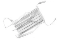 Four-Layer Medical Face Mask for Respiratory Protection "SORBOTECH" - Disposable, 165x85 mm