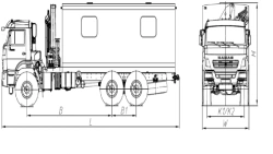 Special Vehicle with Crane Manipulator Model 675409-12