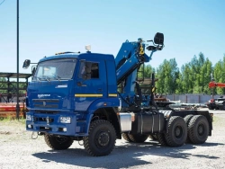 Multi-functional Hydraulic Crane Truck KMA on KAMAZ 53504 Model 51K10N-UK