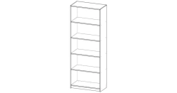 Office Shelving Unit for Documents and Folders
