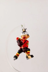 Handcrafted Glass Christmas Ornament "Meteor Striker