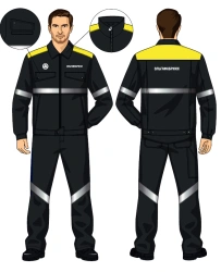 Men's Protective Suit for ESD and Mechanical Impacts SMA125-103/001-DKB