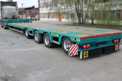 Semi-Trailer 9854 with Metal Platform and Side Walls - Models 9854-0000050-02 to 9854-0000060-05