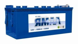 Lead-Acid Starter Battery for Internal Combustion Engines 12V 6ST-190 LB Yamal