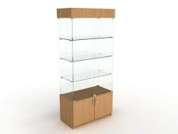 Glass and MDF Display Case