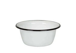 Enamelled Steel Bowl for Cold Dishes, 0.8 L